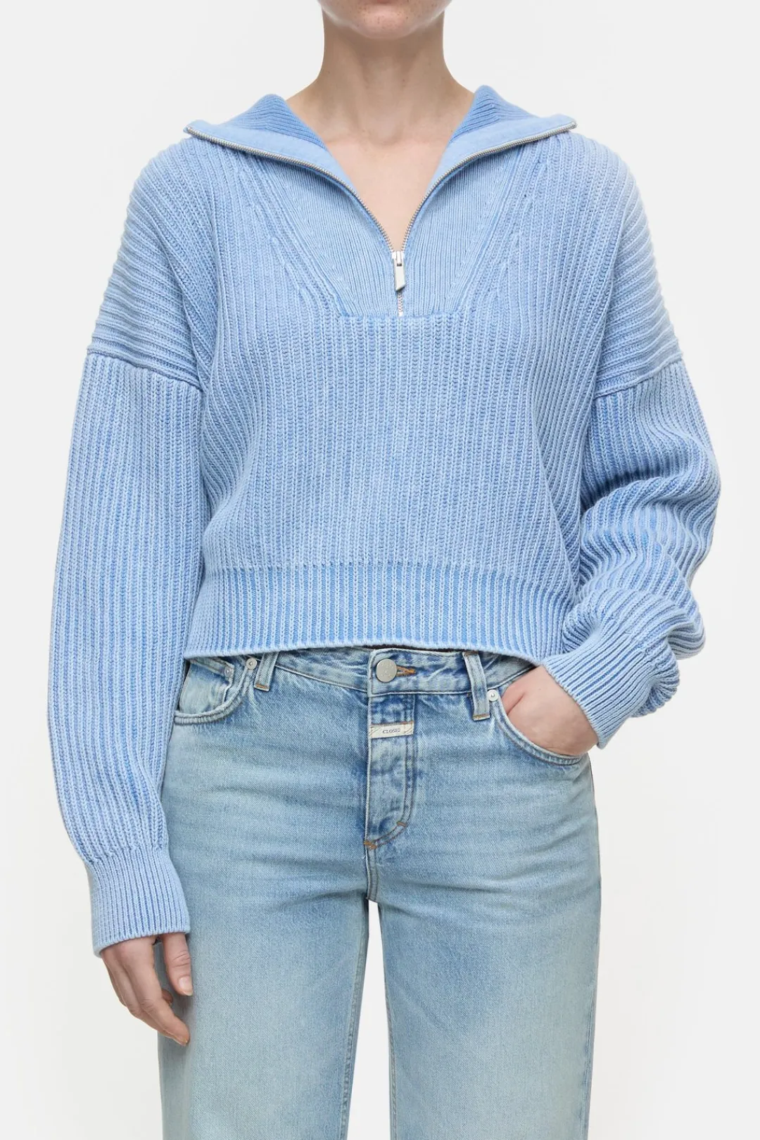 Closed Organic cotton troyer Lazio blue Hot