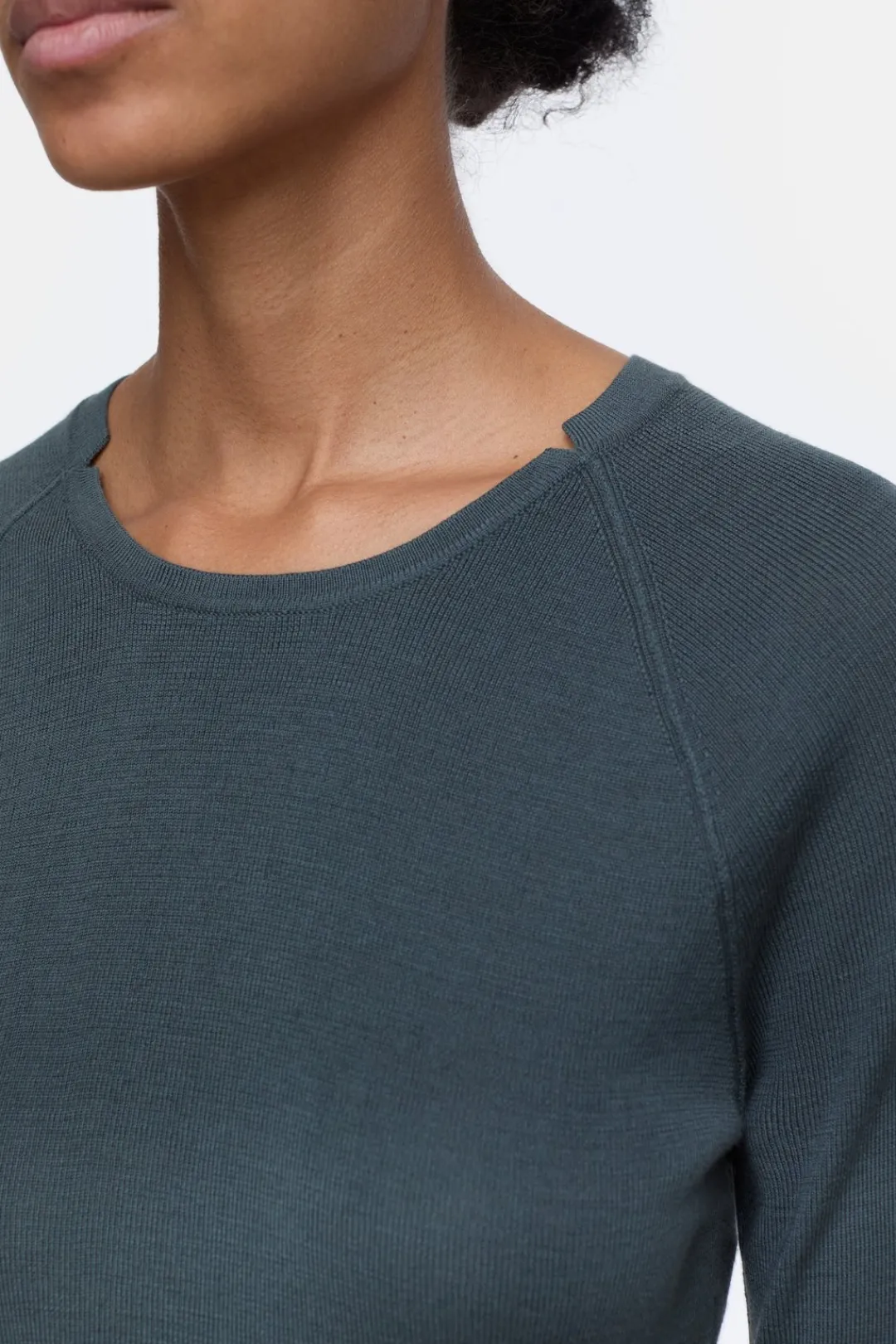 Closed Organic wool jumper Pini green Sale