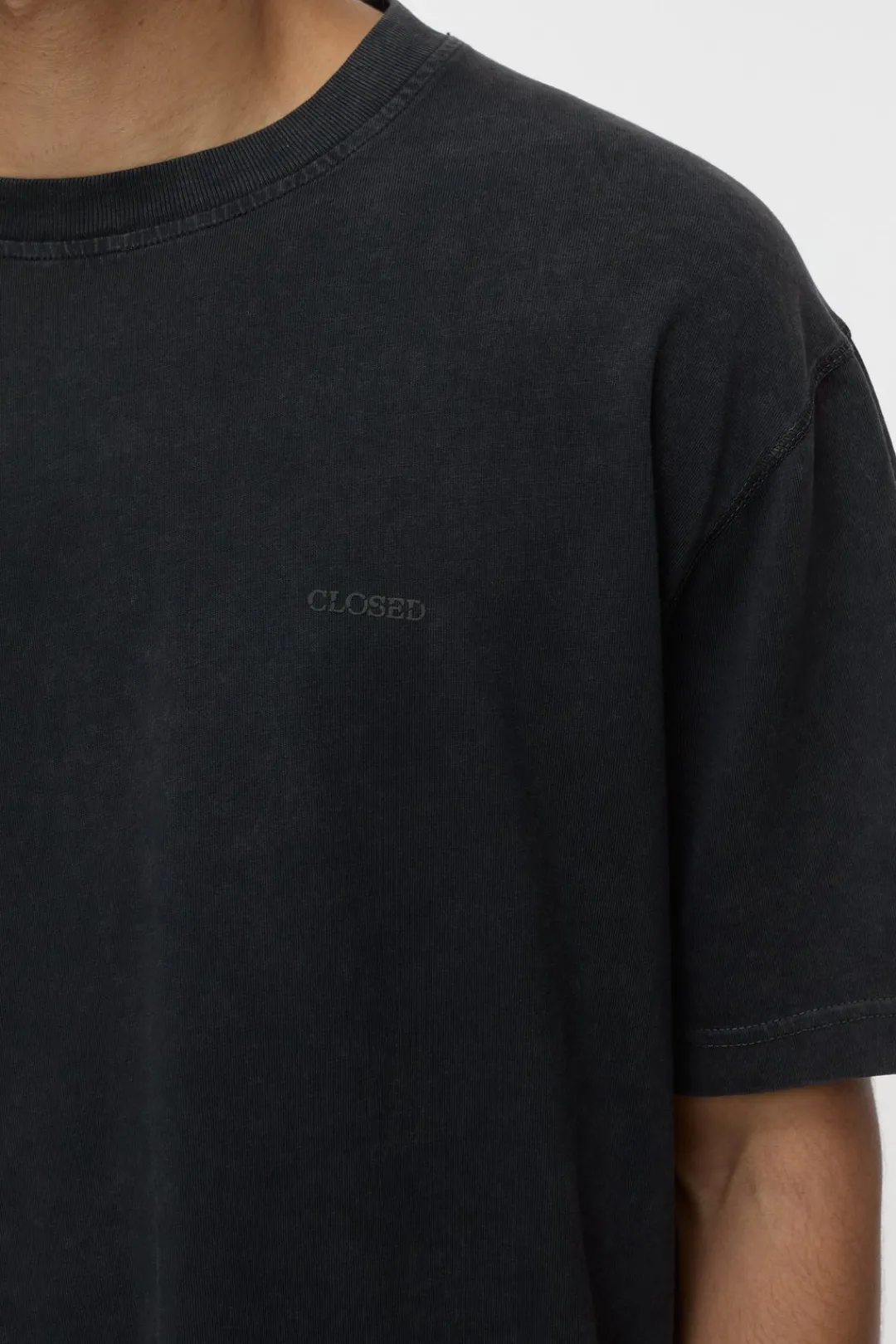 Closed Organic-cotton T-shirt Black New