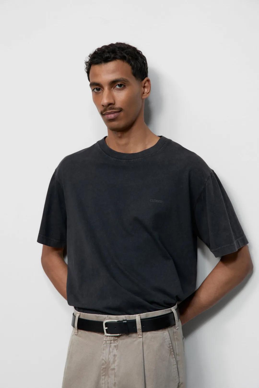 Closed Organic-cotton T-shirt Black New