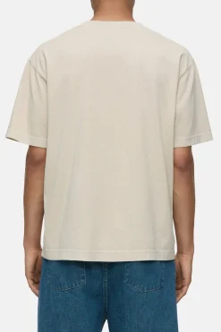 Closed Organic-cotton T-shirt Tonka beige Clearance