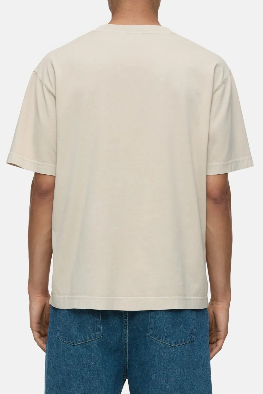 Closed Organic-cotton T-shirt Tonka beige Clearance