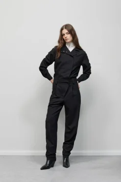Closed Overalls made from wool Black Outlet