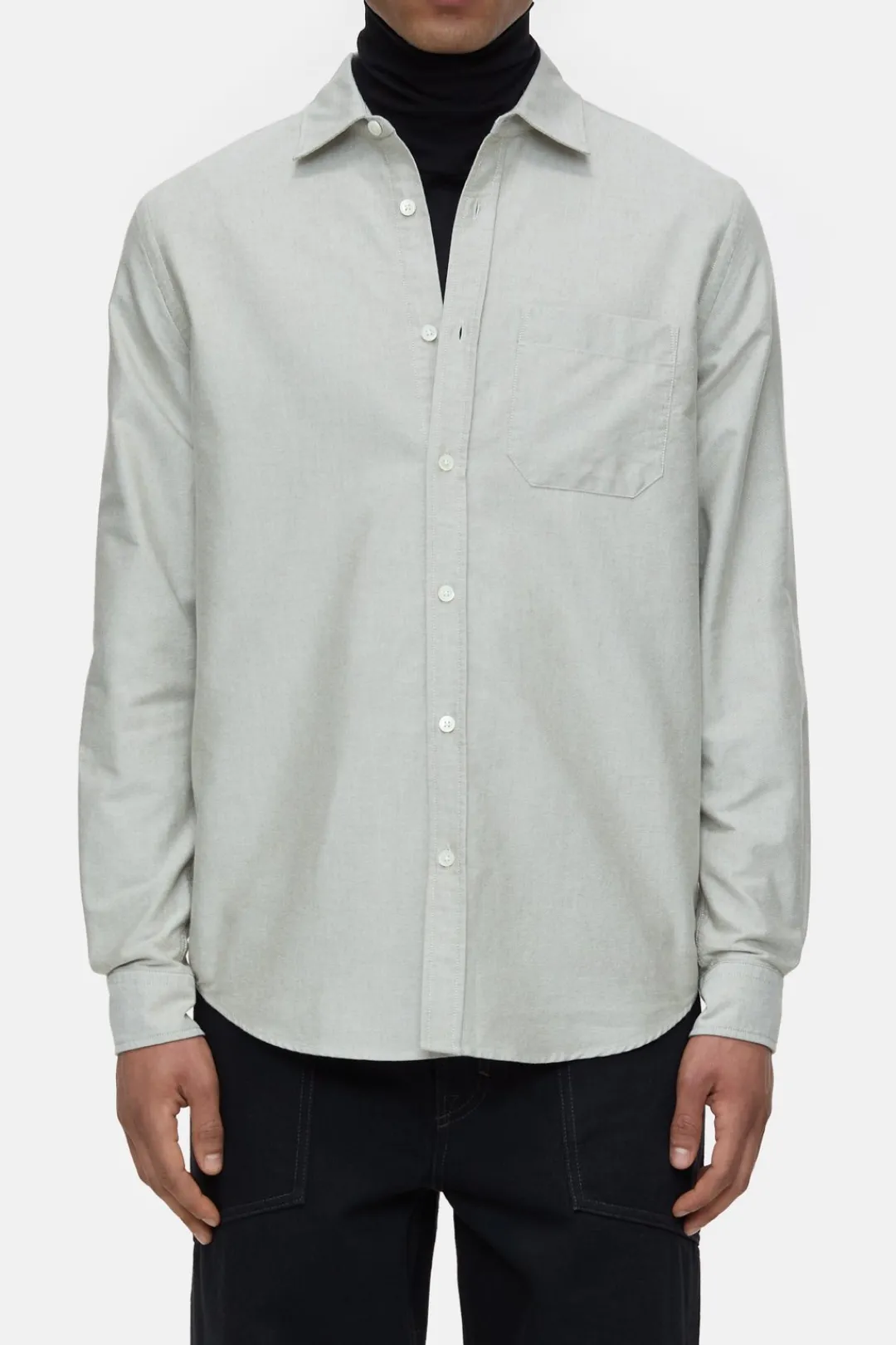 Closed Oxford shirt Golden moss Hot
