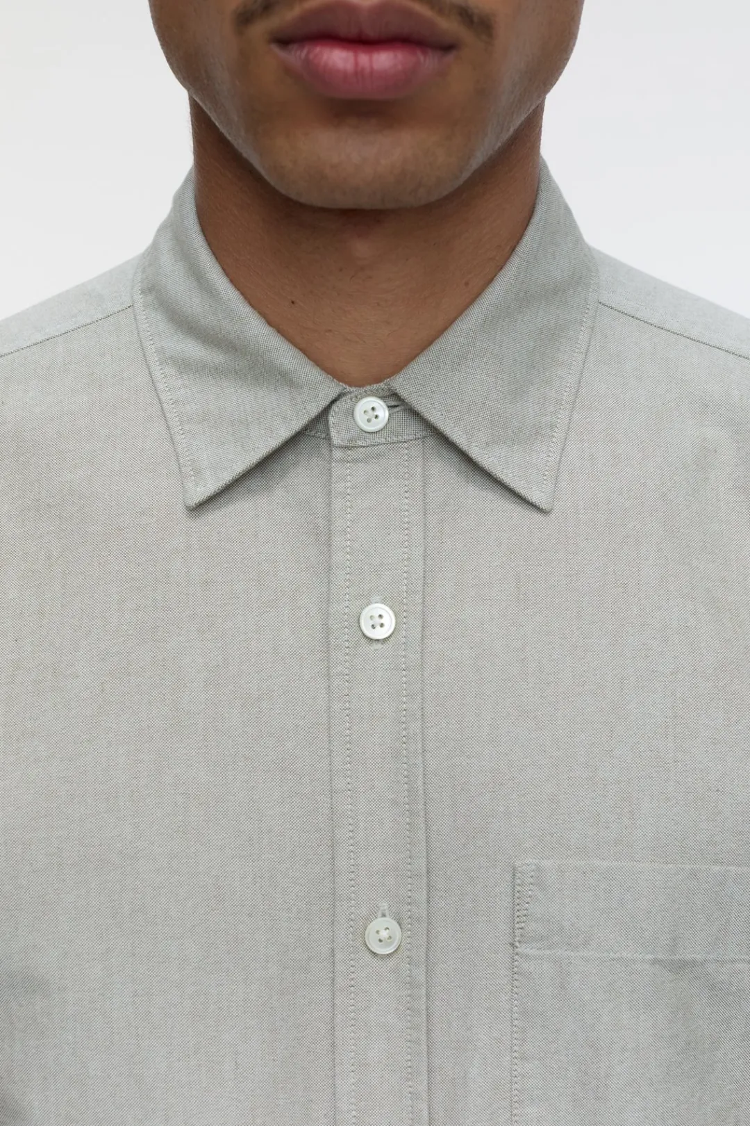 Closed Oxford shirt Golden moss Hot