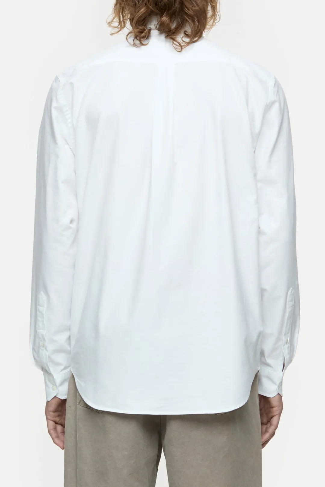 Closed Oxford shirt made from organic cotton White Hot