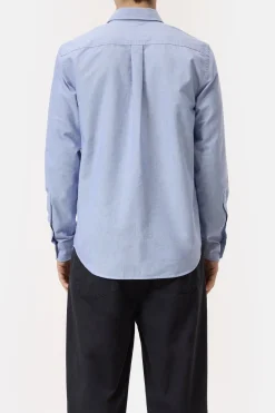 Closed Oxford shirt made from organic cotton Dark night Outlet
