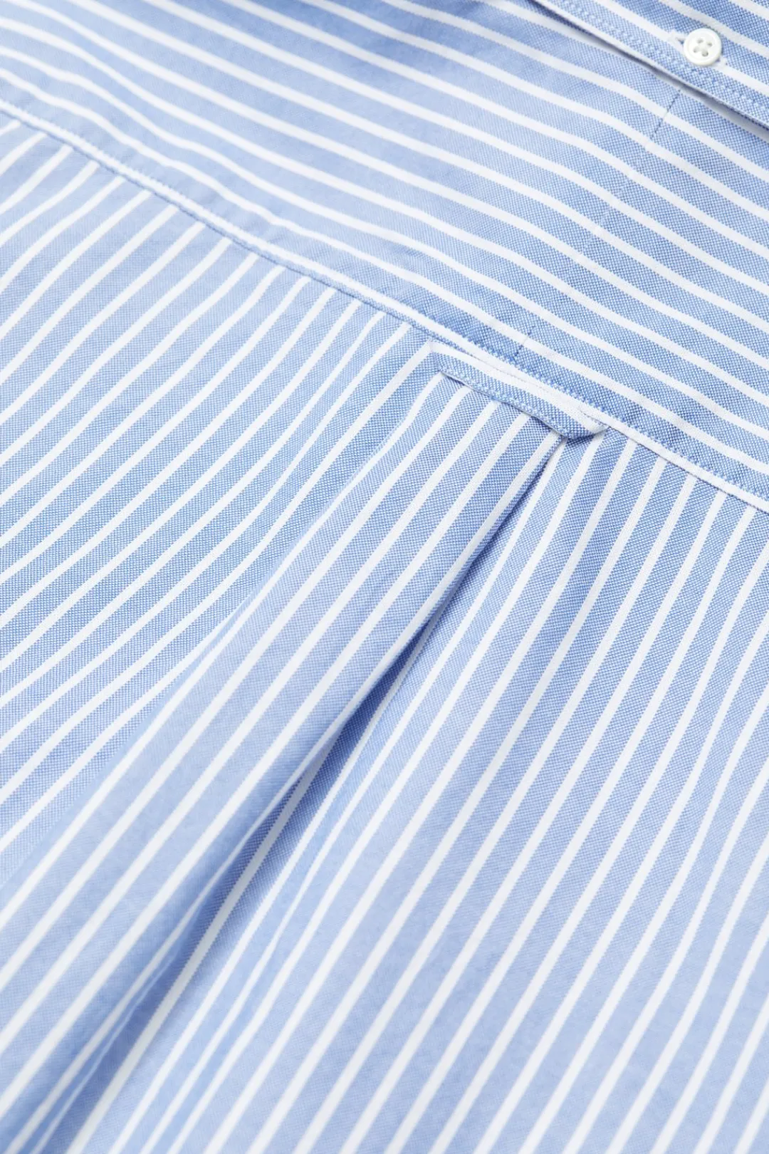 Closed Oxford shirt with stripes Ocean blue Sale