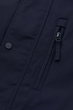 Closed Padded nylon vest Dark night Outlet
