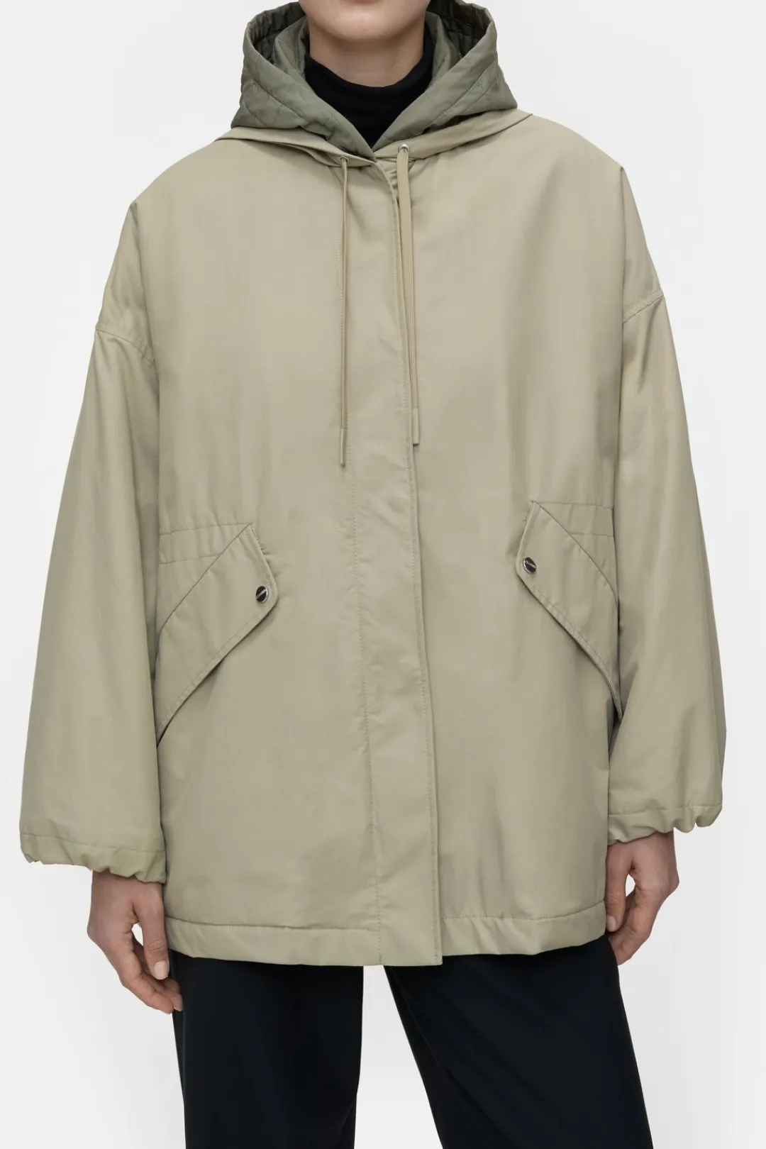 Closed Parka Pastel olive New