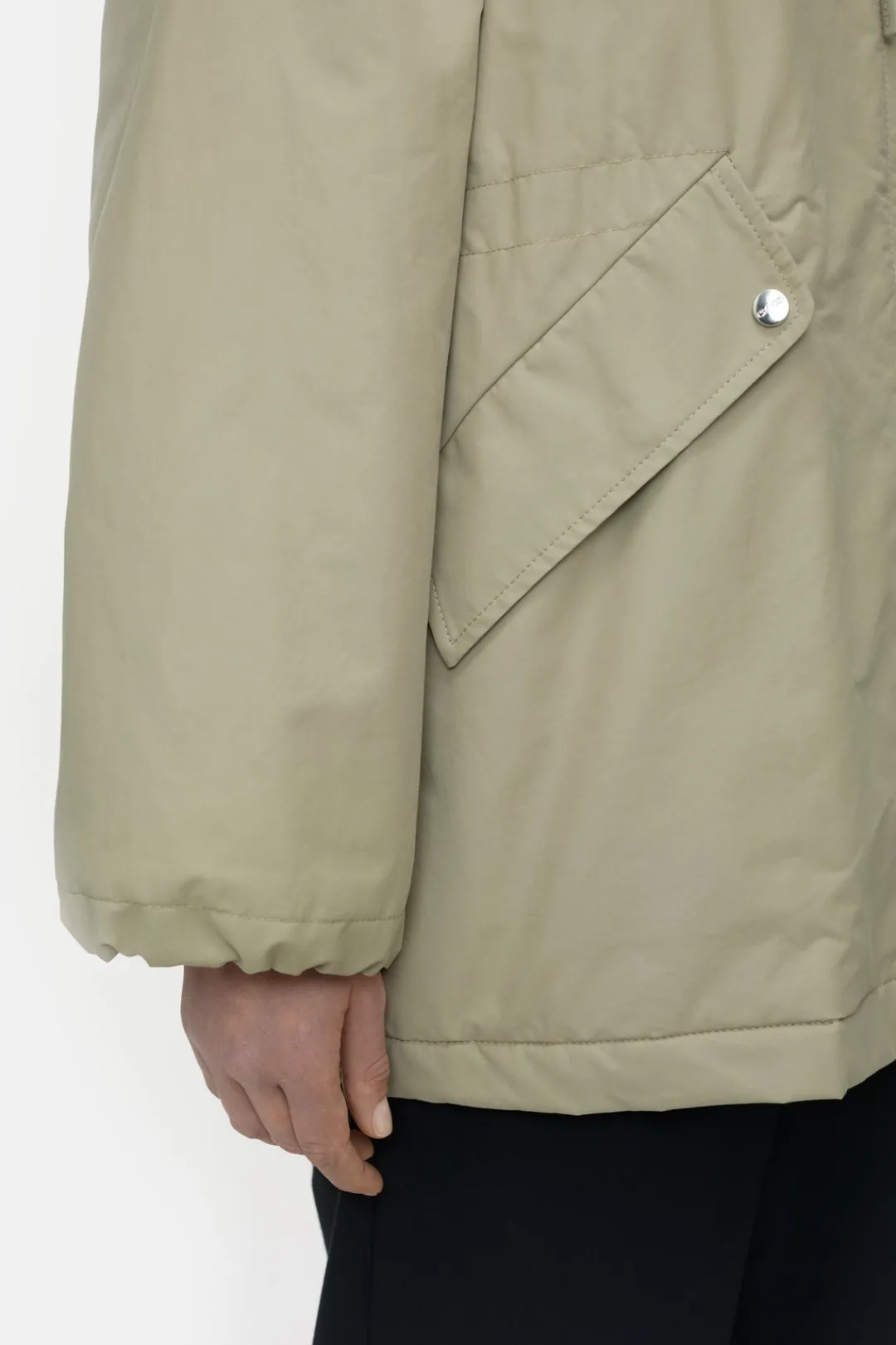 Closed Parka Pastel olive New