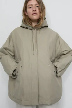 Closed Parka Pastel olive New