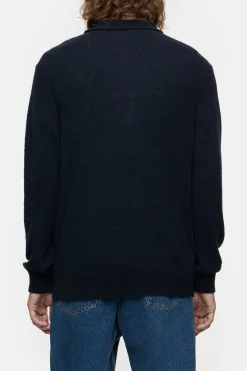 Closed Polo jumper in wool blend Dark night