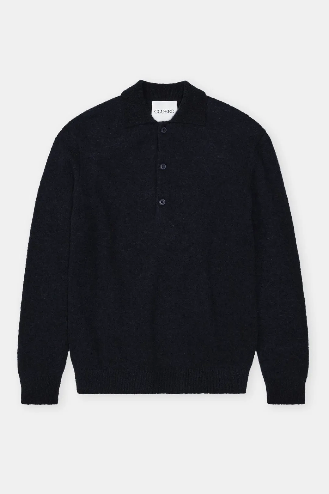 Closed Polo jumper in wool blend Dark night
