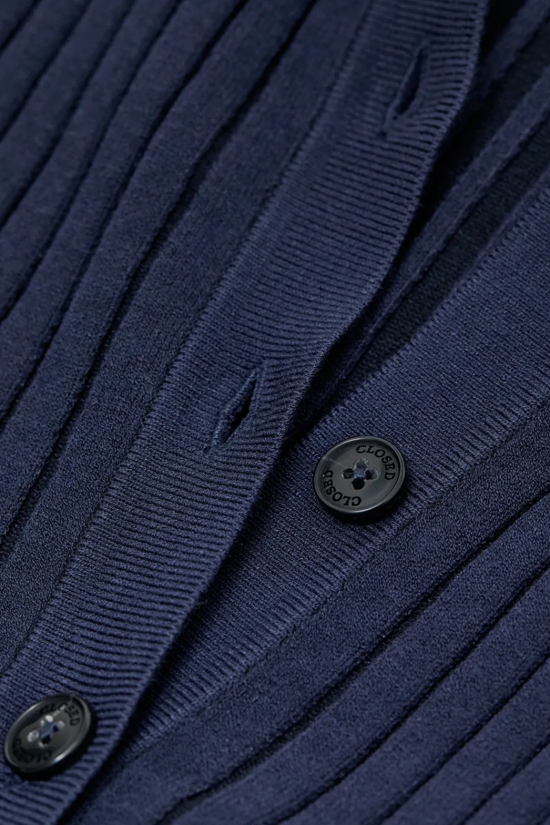 Closed Polo long-sleeved shirt Dark night New