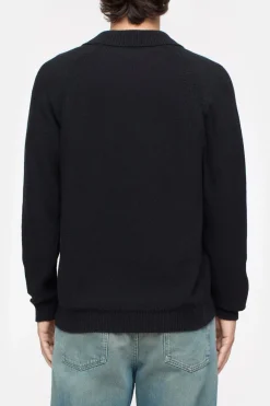 Closed Polo shirt in organic cotton blend Black New