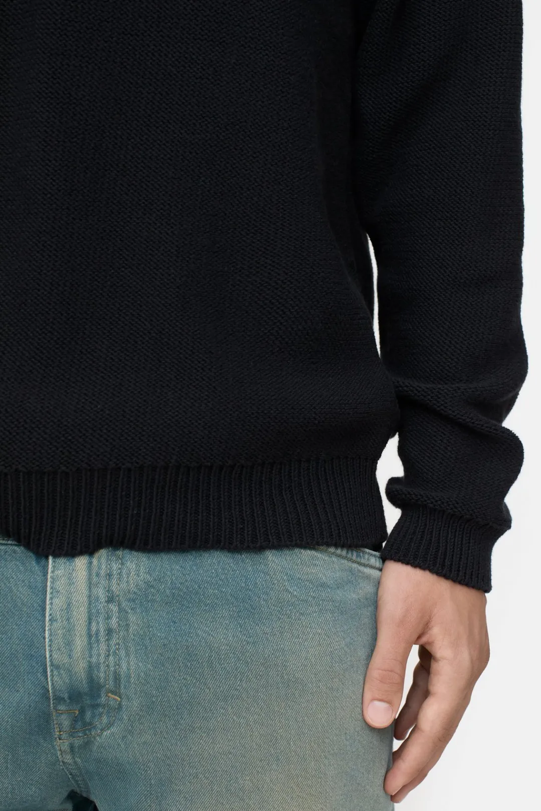 Closed Polo shirt in organic cotton blend Black New