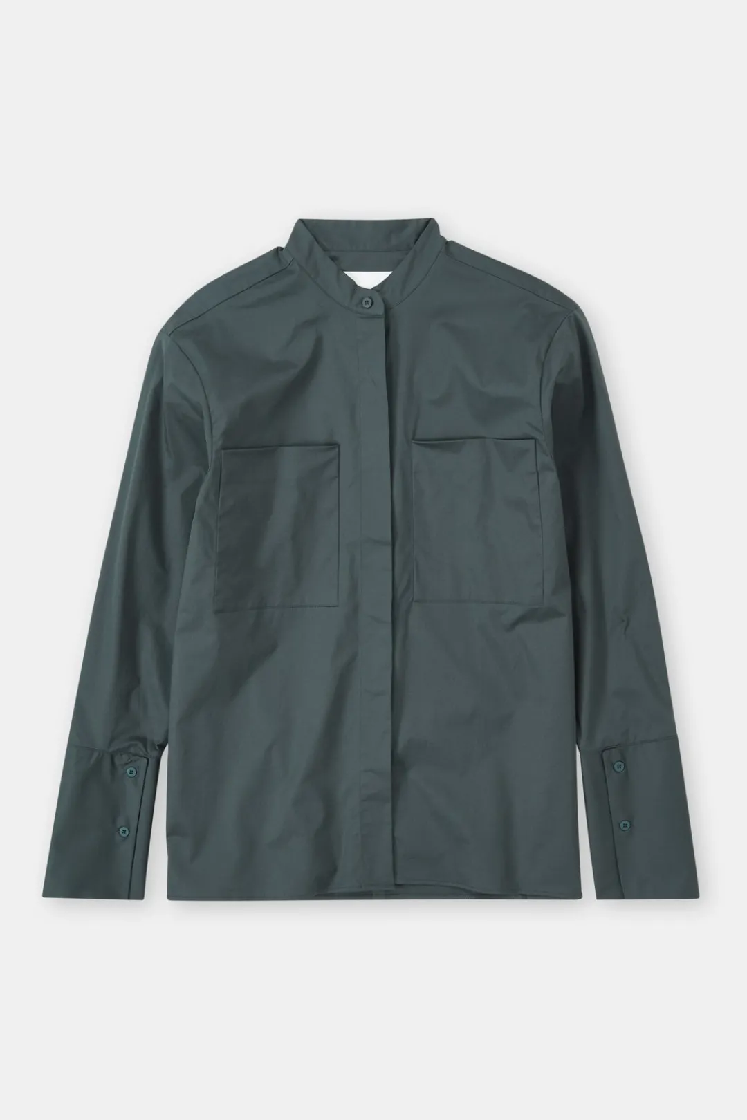 Closed Poplin shirt blouse Pini green Hot