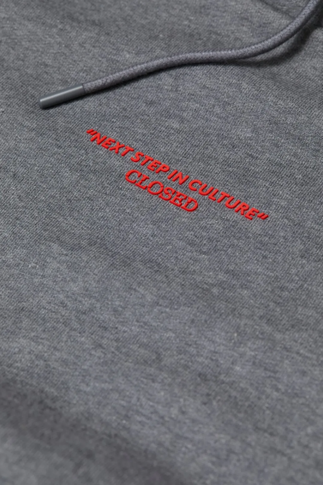 Closed Printed Hoodie Dark grey melange