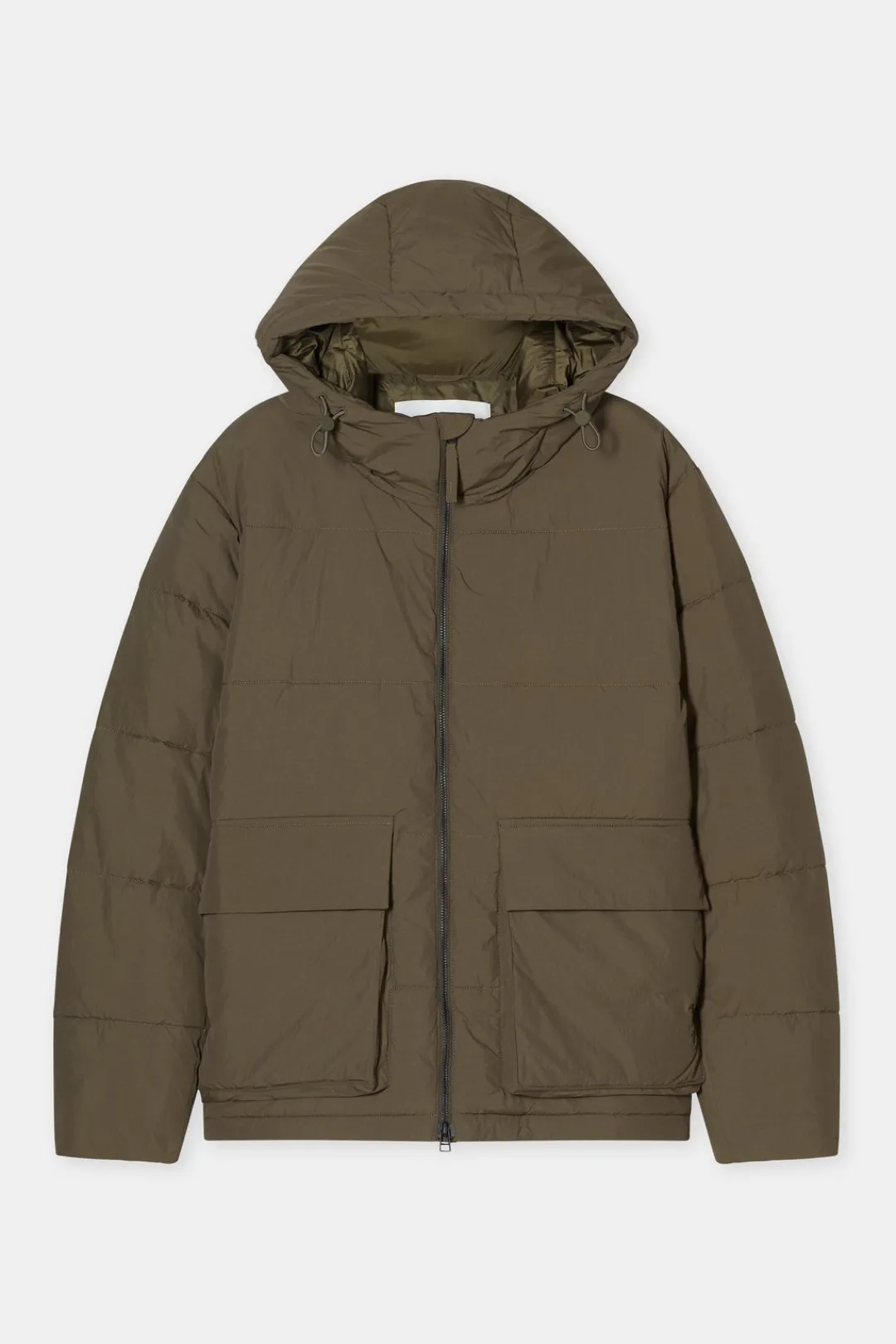 Closed Puffer Jacket Golden moss Sale
