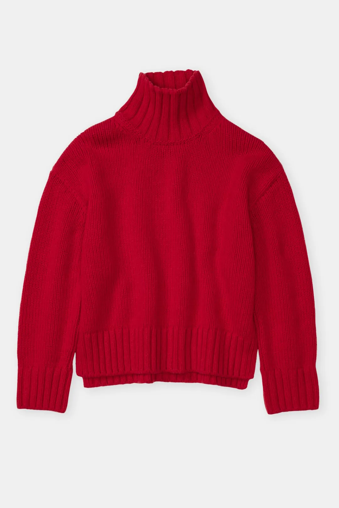 Closed Pure wool jumper Chili pepper red