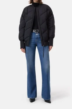 Closed Quilted bomber jacket Black Discount