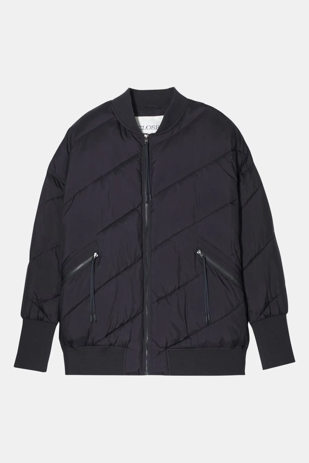 Closed Quilted bomber jacket Black Discount