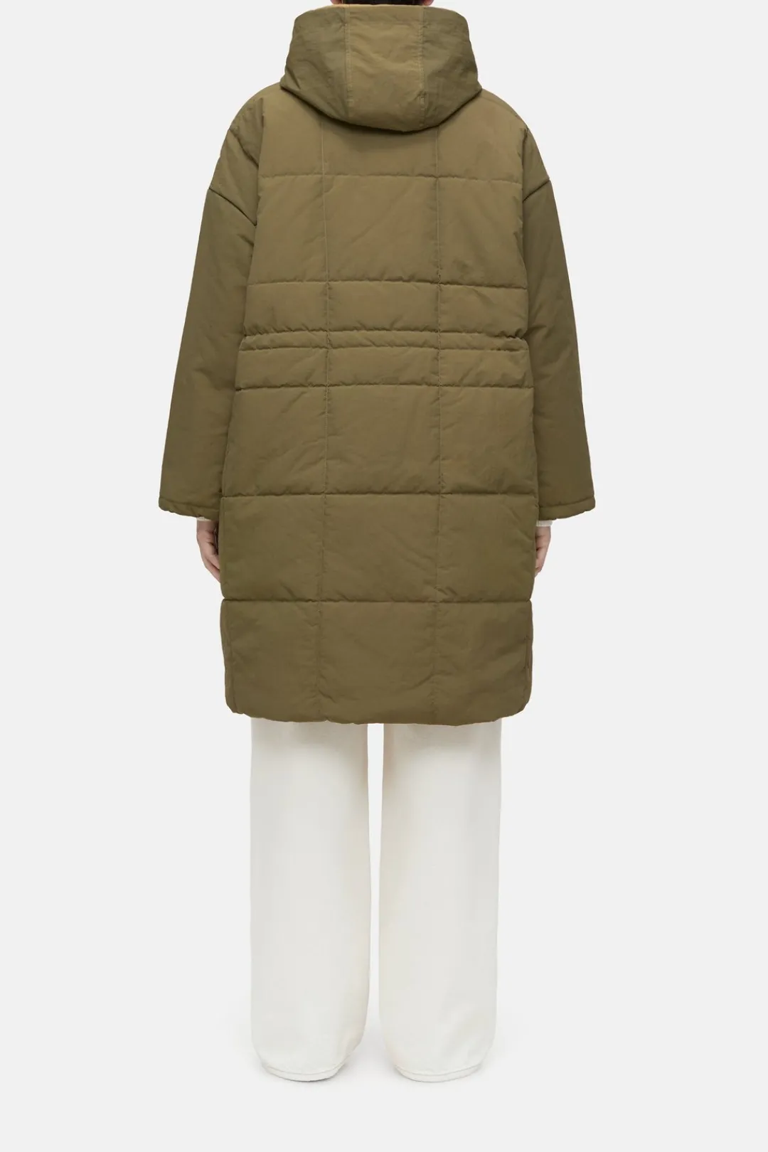 Closed Quilted coat in two-tone Ver green Best