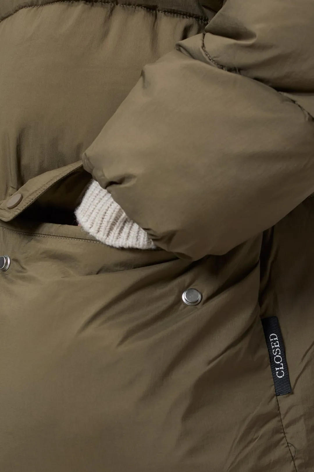 Closed Quilted jacket Ver green