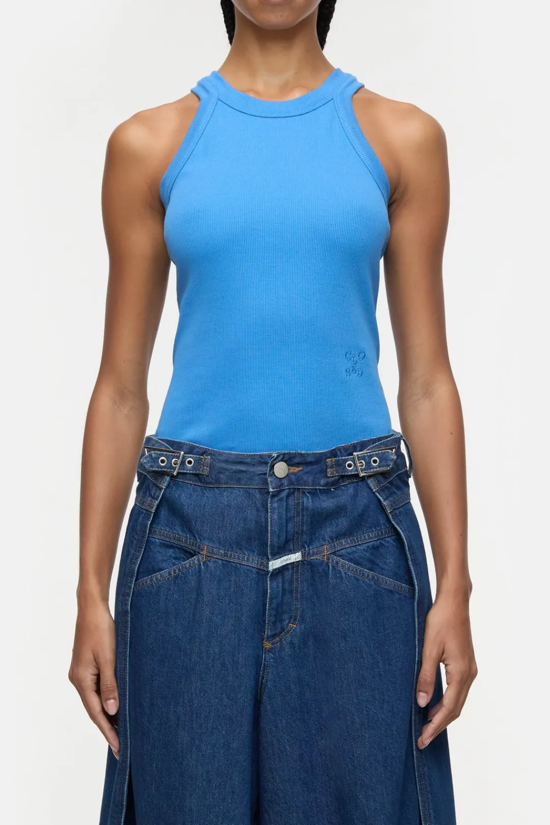 Closed Racer top Lake blue