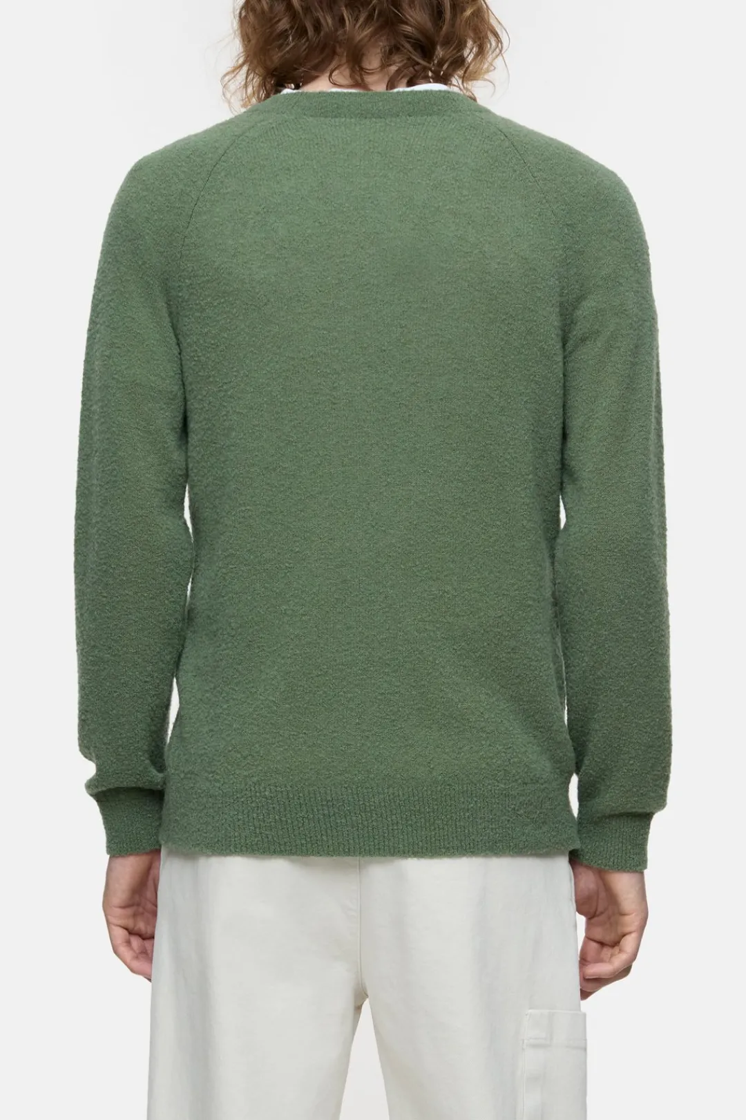 Closed Raglan Jumper Eucalyptus Discount
