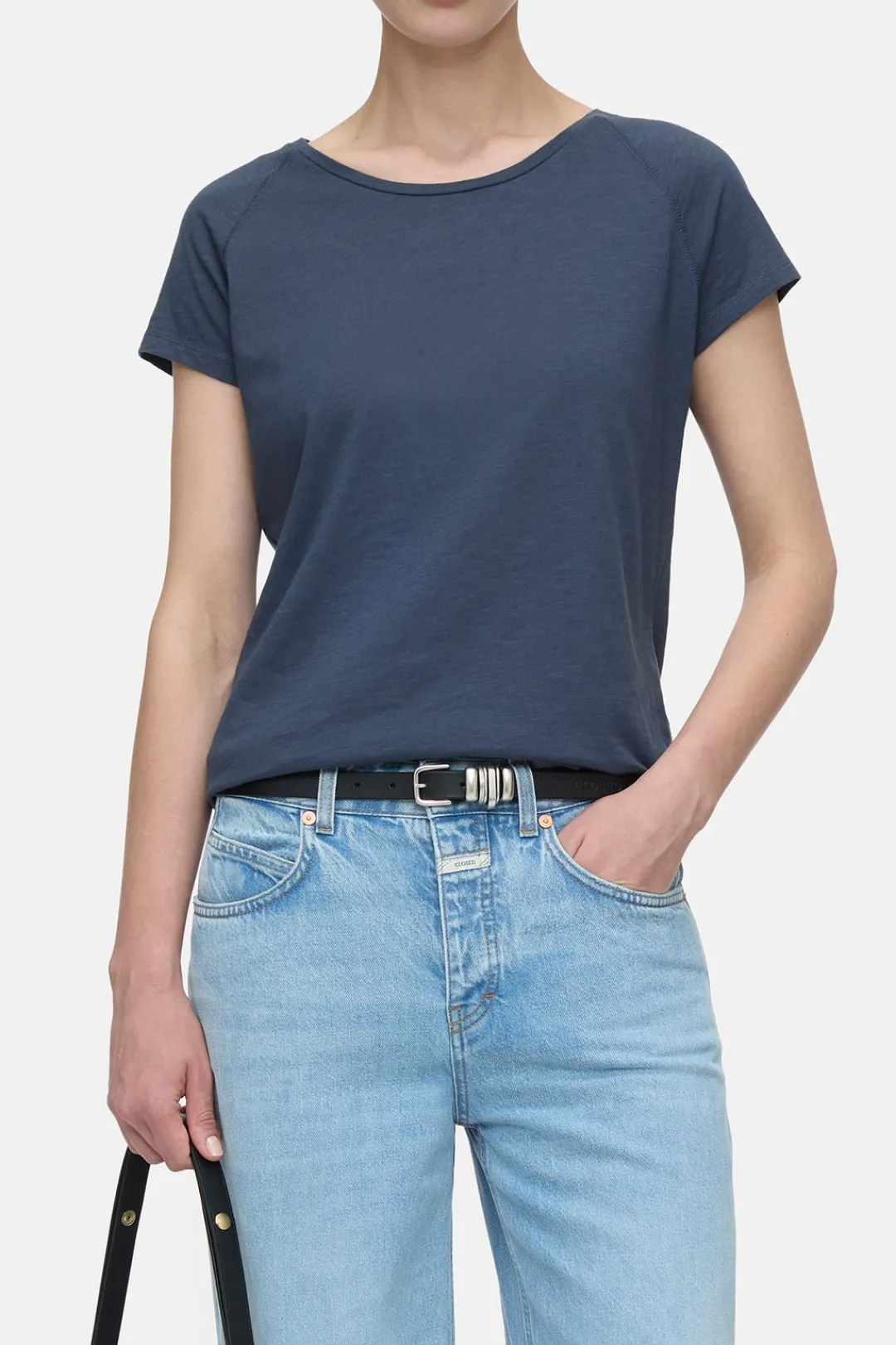 Closed Raglan shortsleeve shirt Smokey blue
