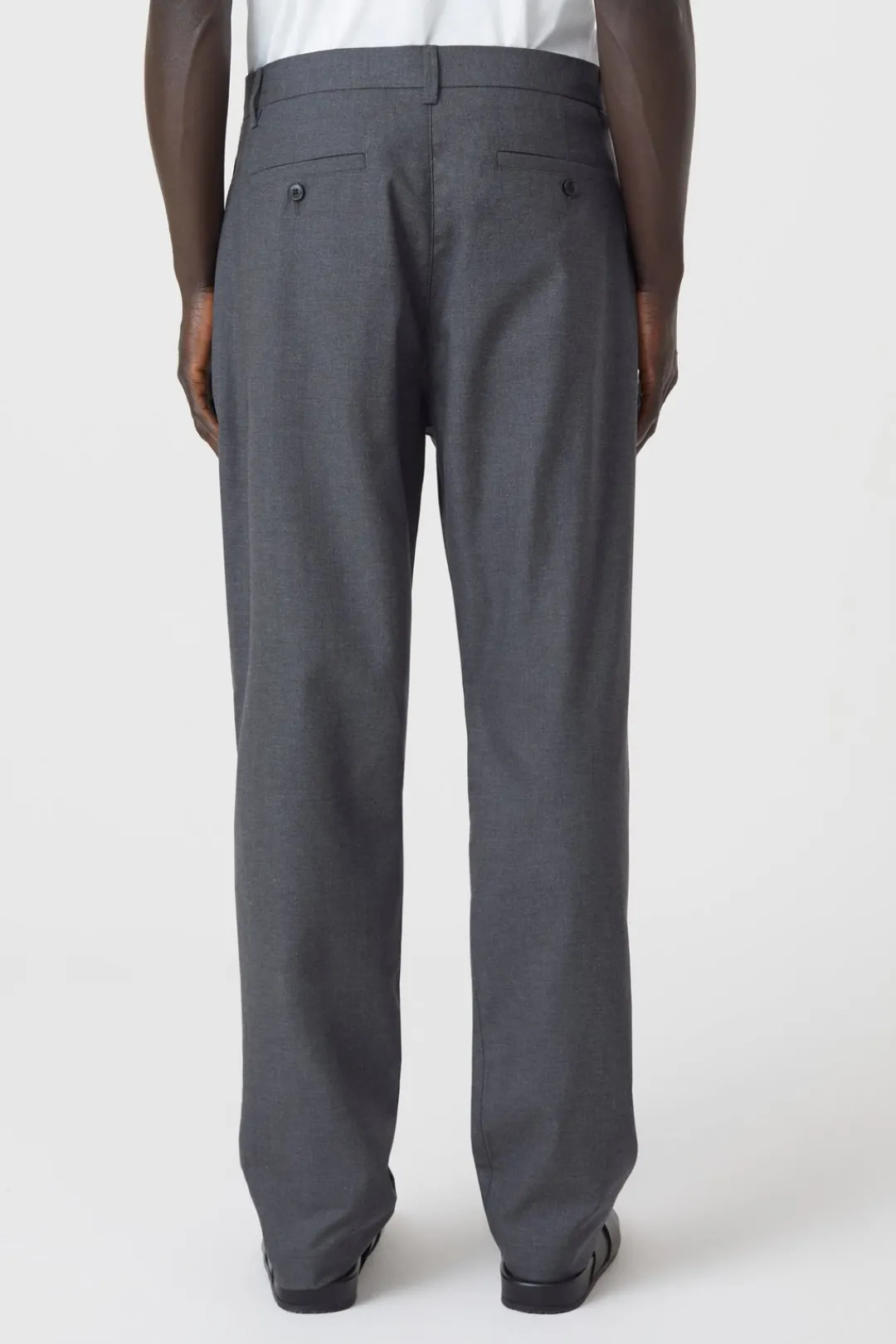 Closed Regular Pants - Style Name Tacoma Tapered Dark grey melange Hot