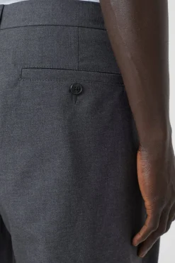 Closed Regular Pants - Style Name Tacoma Tapered Dark grey melange Hot