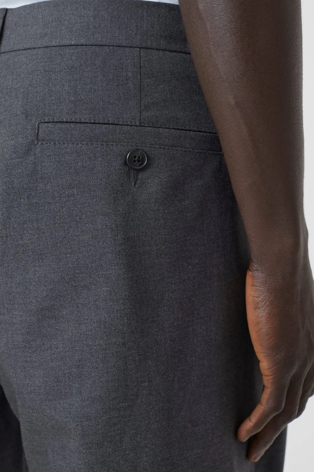 Closed Regular Pants - Style Name Tacoma Tapered Dark grey melange Hot