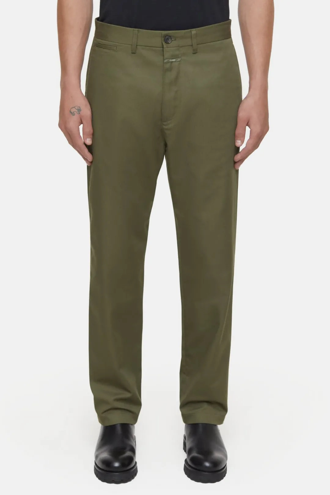 Closed Regular Pants - Style Name Tacoma Tapered industrial green