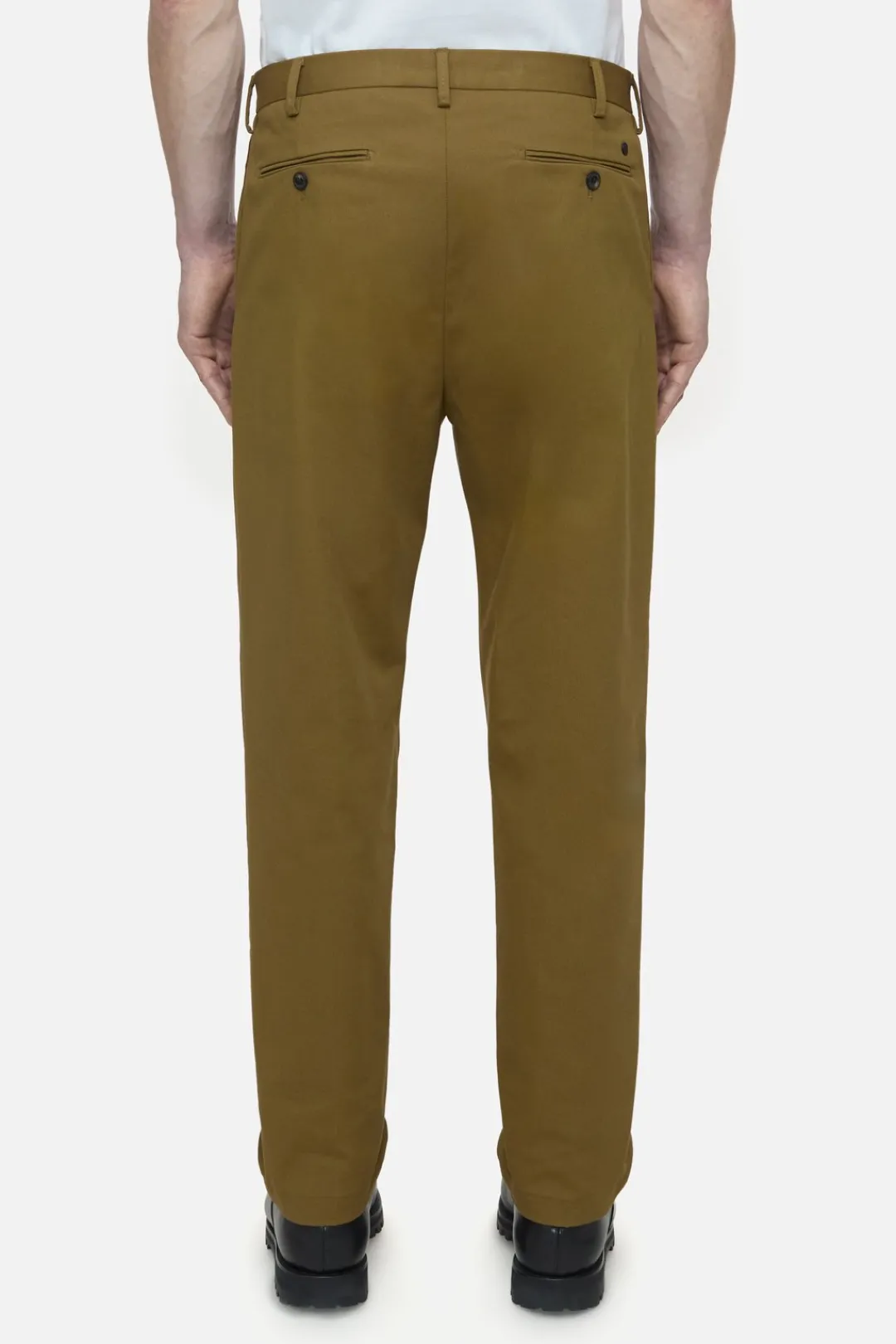 Closed Regular Pants - Style Name Bergen Tapered Golden moss Online