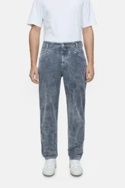 Closed Regular Pants - Style Name X-Lent Tapered Shadow blue Sale