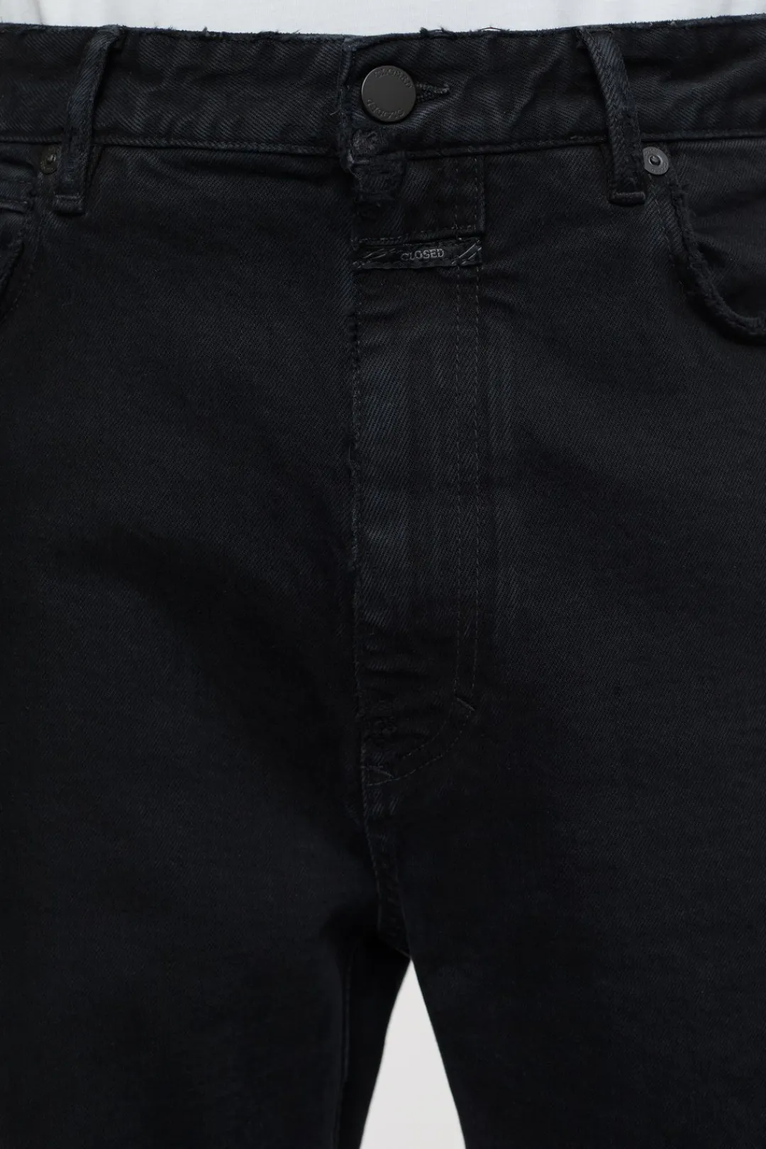 Closed Regular Pants - Style Name Bergen Tapered Black Discount