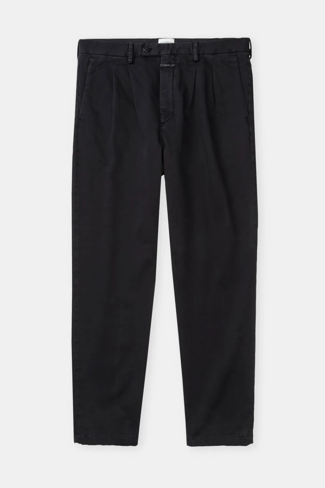 Closed Regular Pants - Style Name Bergen Tapered Black Discount