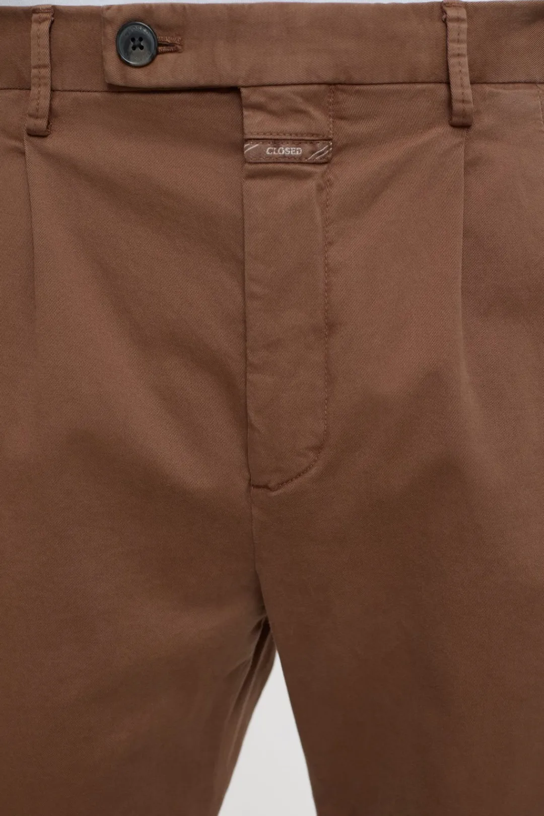 Closed Regular Pants - Style Name Bergen Tapered Chestnut New