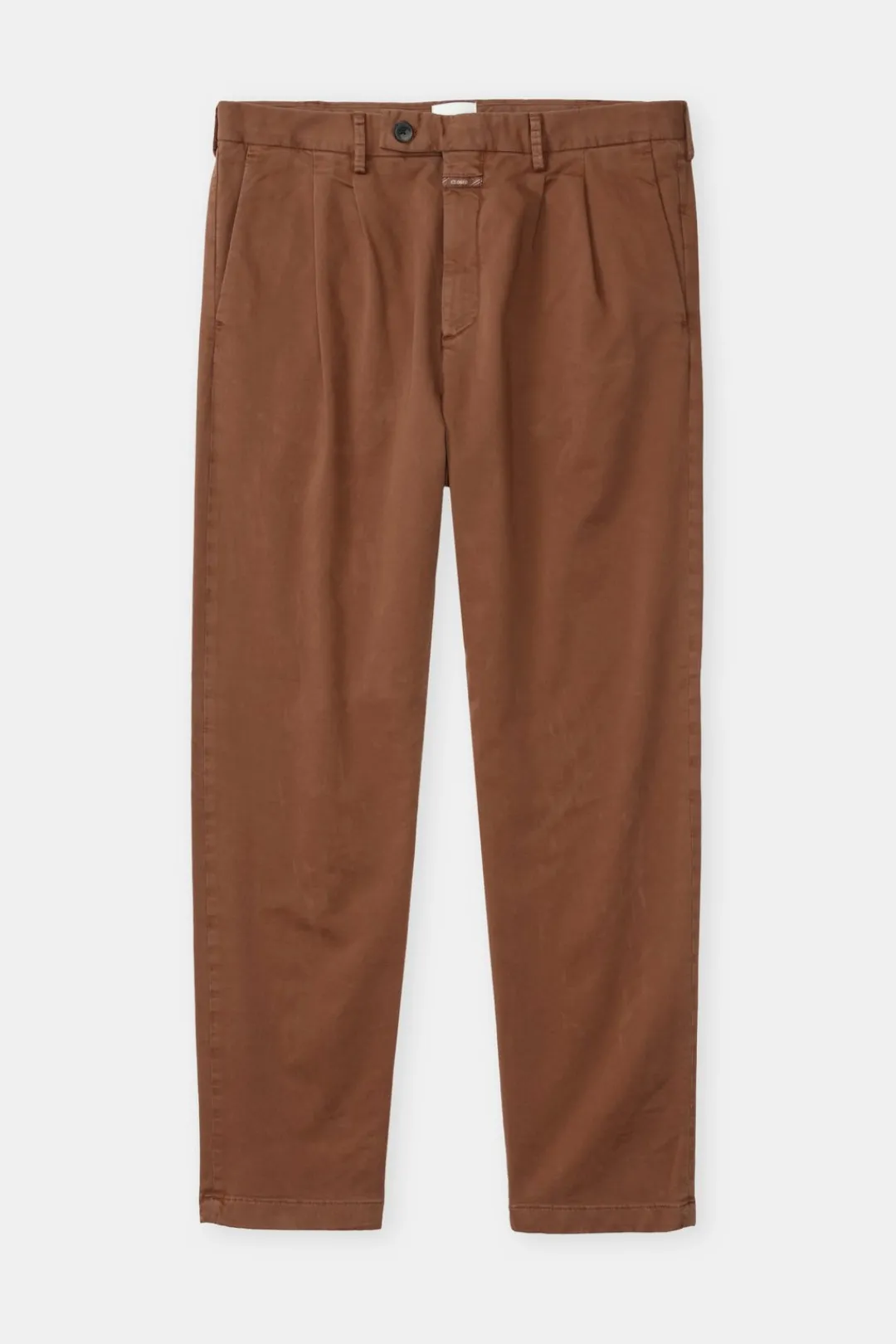 Closed Regular Pants - Style Name Bergen Tapered Chestnut New
