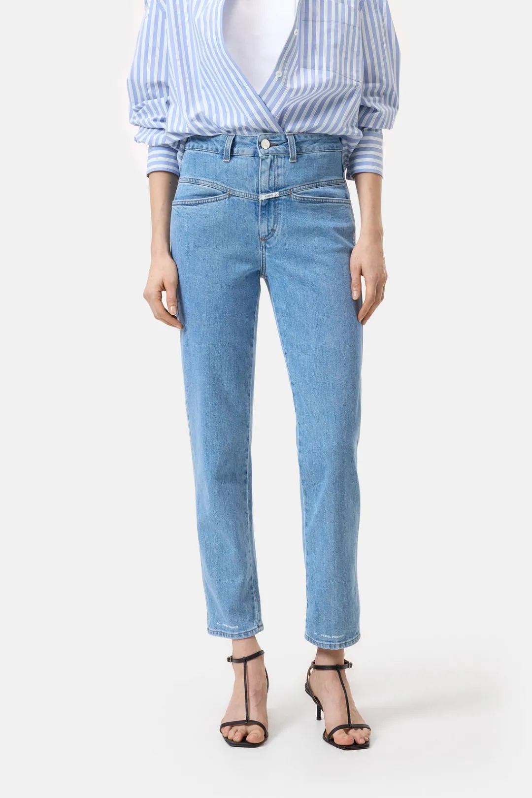 Closed Relaxed Jeans - Style Name Pedal Pusher Mid blue Discount