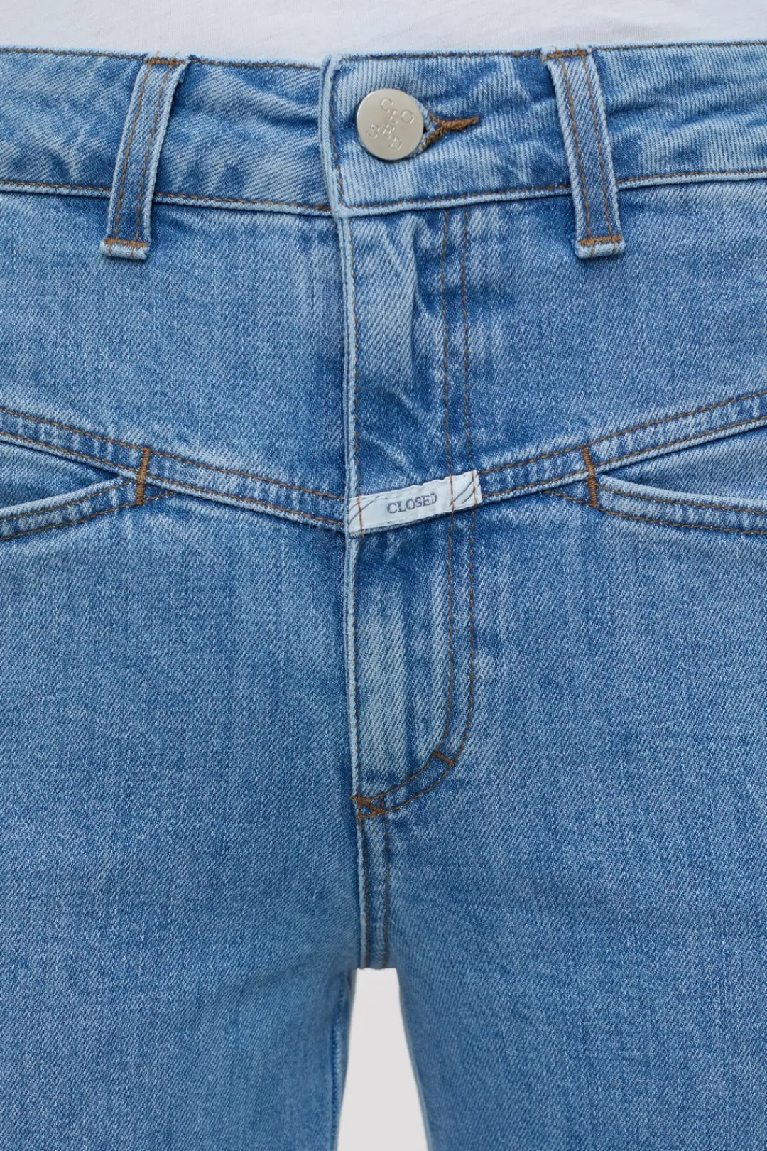 Closed Relaxed Jeans - Style Name Pedal Pusher Mid blue Discount