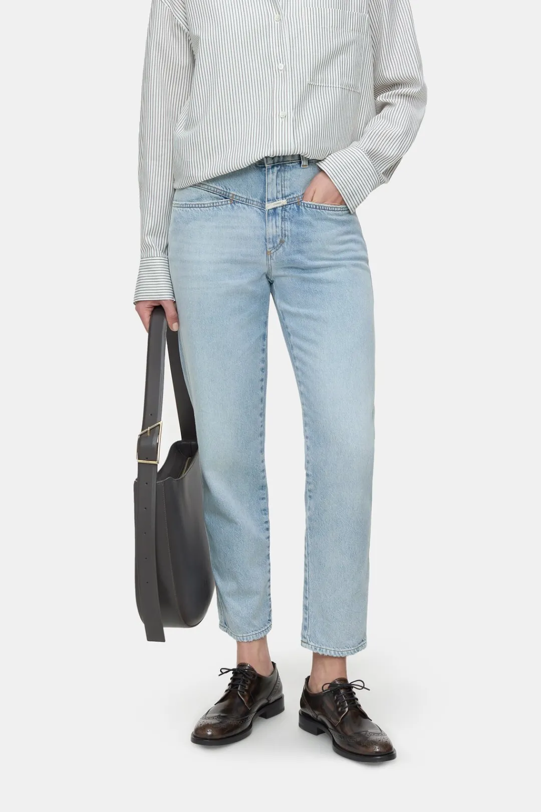 Closed Relaxed Jeans - Style Name Pedal Pusher Light blue Online