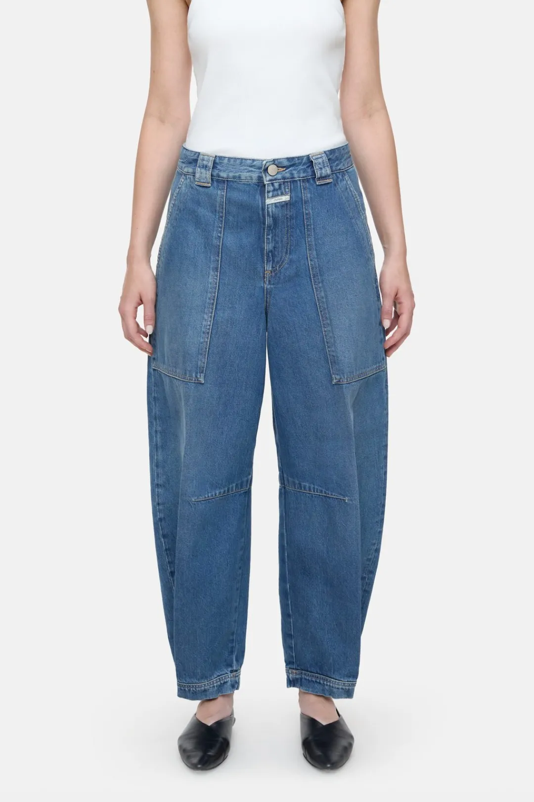 Closed Relaxed Jeans - Style Name Rhannon Mid blue Discount