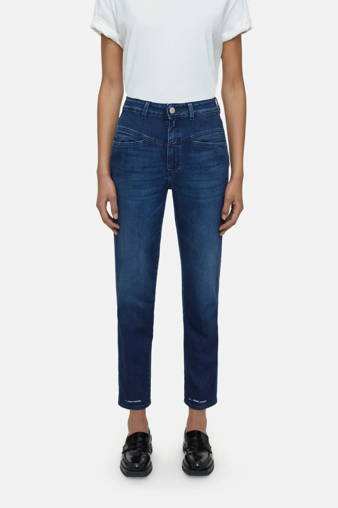 Closed Relaxed Jeans - Style Name Pedal Pusher Dark blue Online