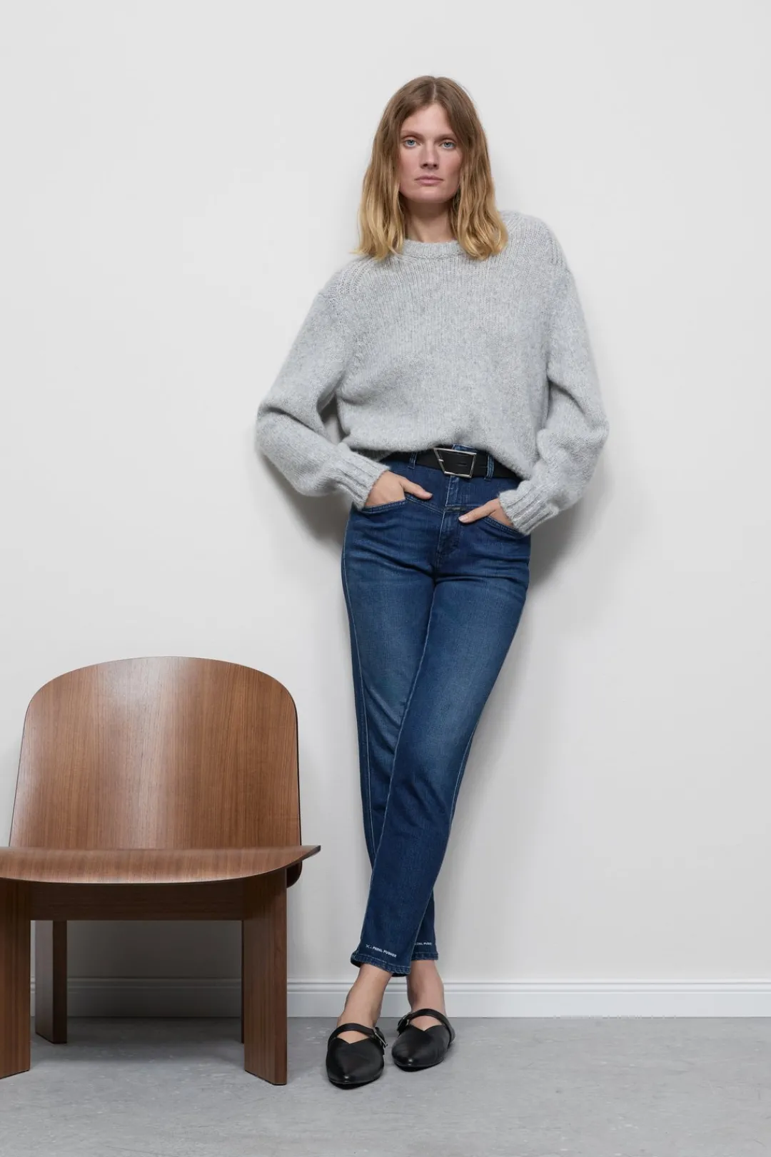 Closed Relaxed Jeans - Style Name Pedal Pusher Dark blue Online