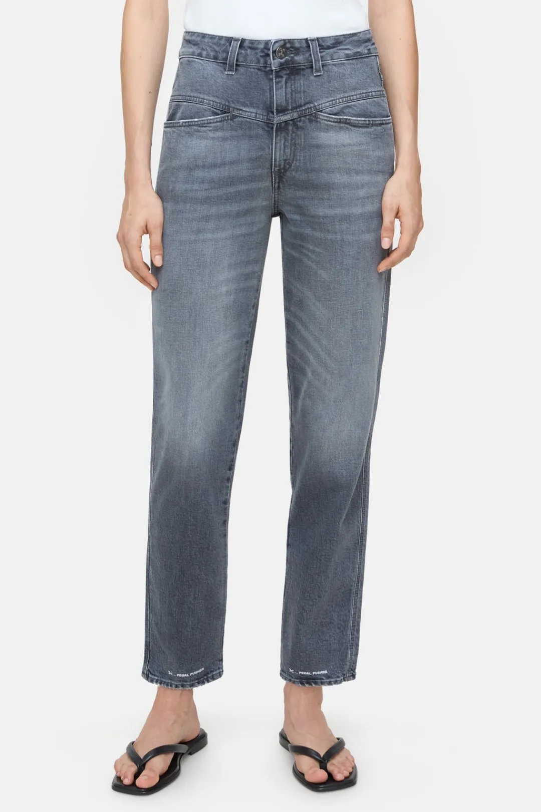 Closed Relaxed Jeans - Style Name Pedal Pusher Mid grey New