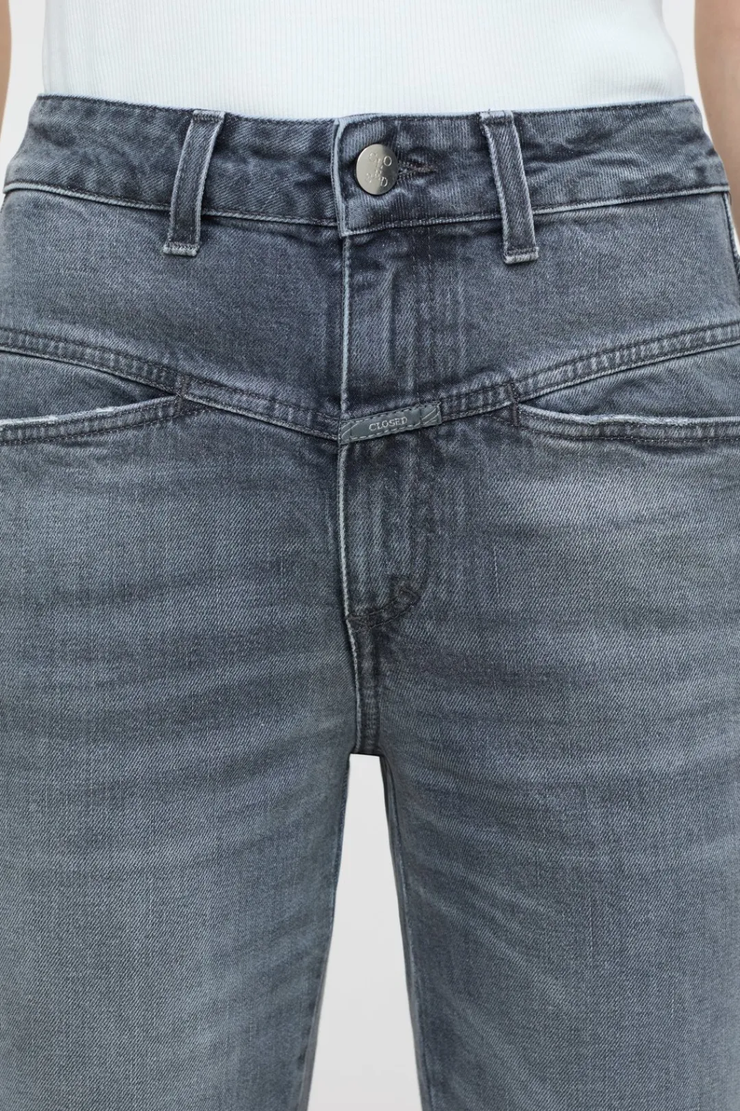 Closed Relaxed Jeans - Style Name Pedal Pusher Mid grey New